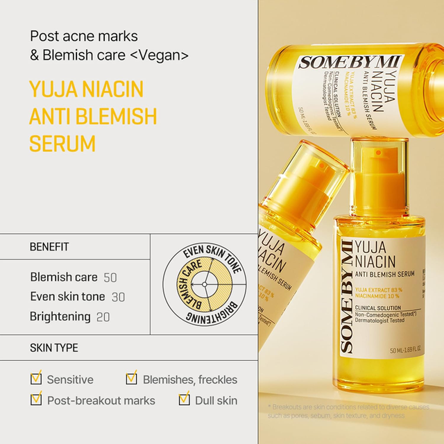 SOME BY MI - Yuja Niacin Anti-Blemish Serum 50ml.