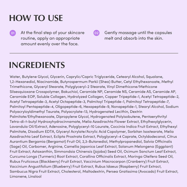 EQQUALBERRY - Bakuchiol Plumping Capsule Cream 50ml.
