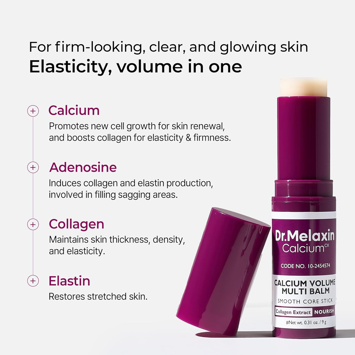 Dr.Melaxin - Cemenrete Calcium Volume Multi Balm Smooth Core Stick 9g.