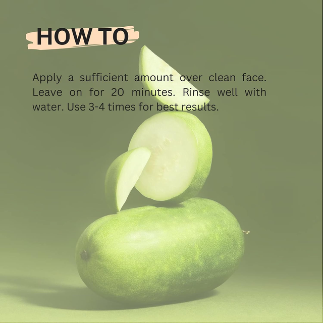 Cocoon Vietnam - Winter Melon Face Mask (Mặt Nạ Bí Đao) with Winter Melon Extract, Centella & Tea Tree 30ml.