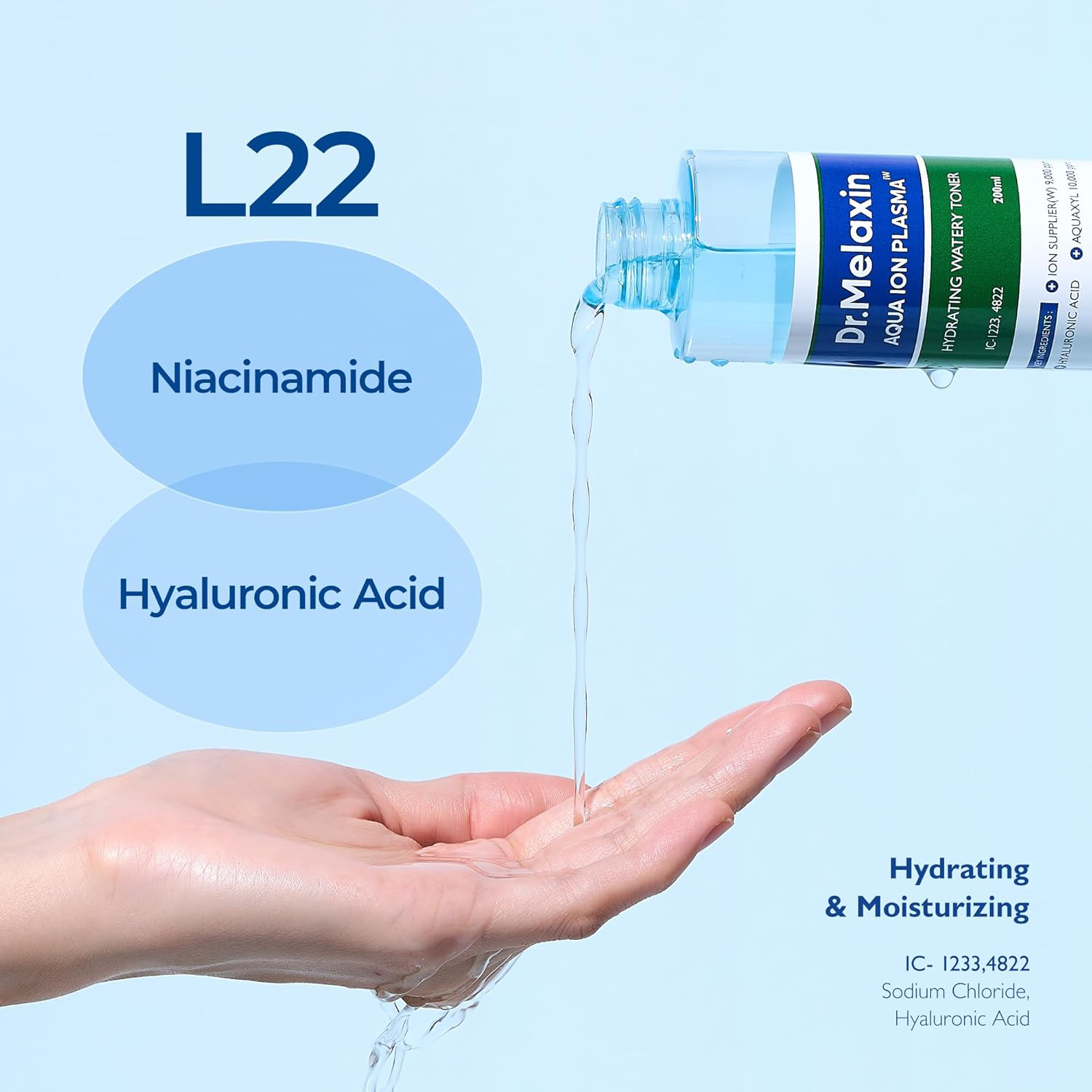 Dr.Melaxin - Aqua Ion Plasma Hydrating Watery Toner 200ml.