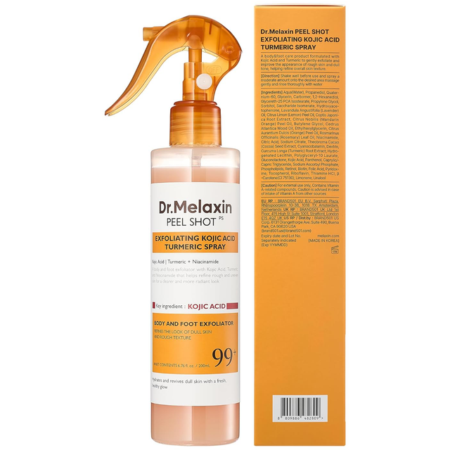 Dr.Melaxin - Peel Shot Exfoliating Kojic Acid Turmeric Spray 200ml.