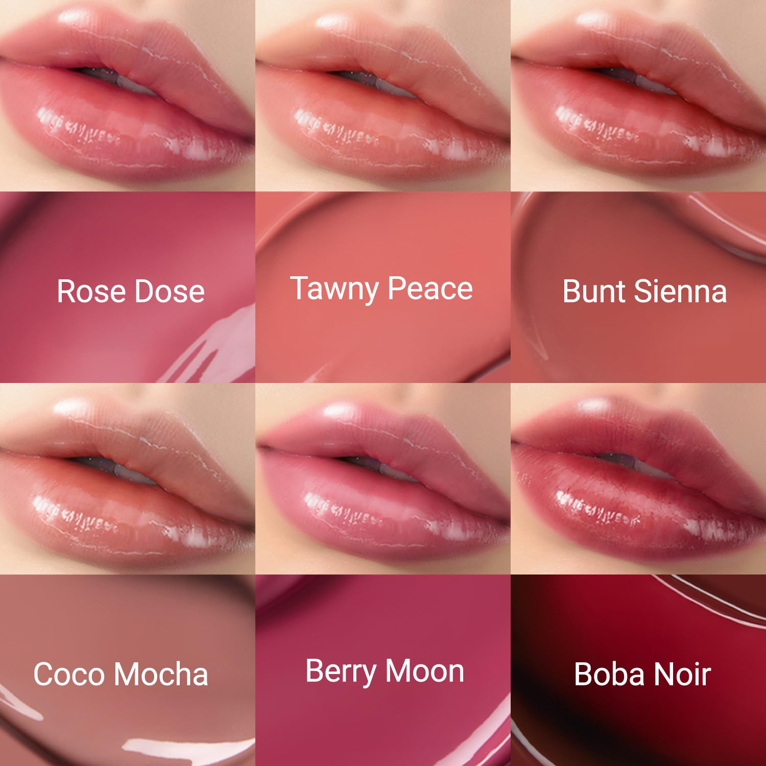 Jung Saem Mool - Lip Metal Serum Gloss #Rose Doze 10ml.