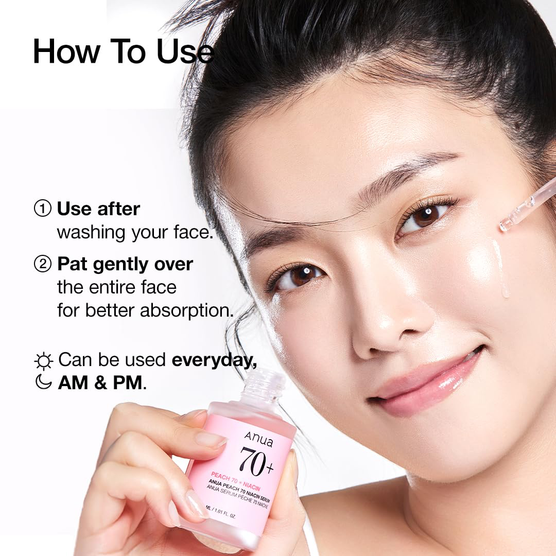 Anua - Peach 70 Niacin Serum 30ml.