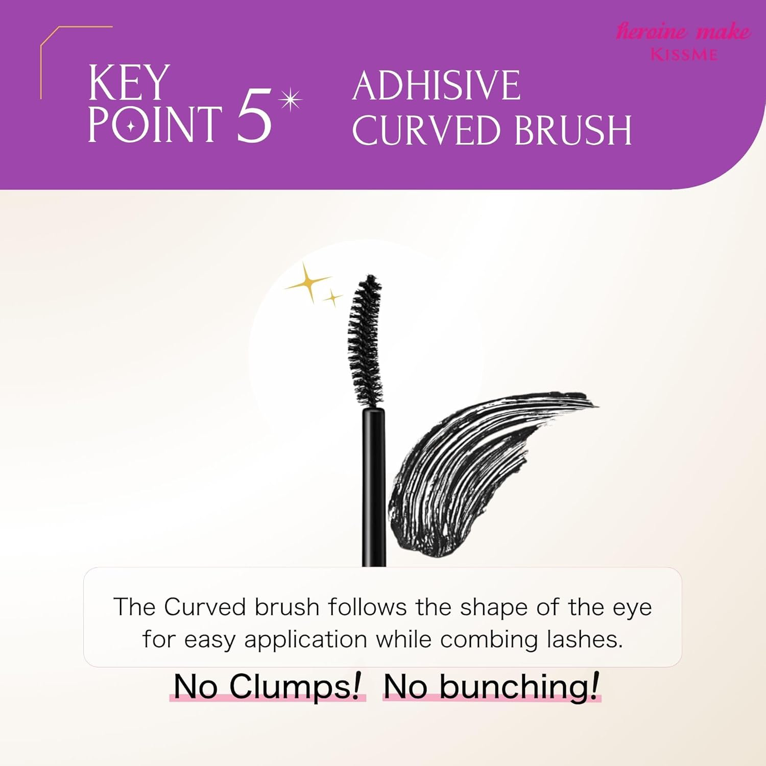 Kiss Me - Heroine Make Volume Up Mascara Super Waterproof #01 Jet Black 6g.