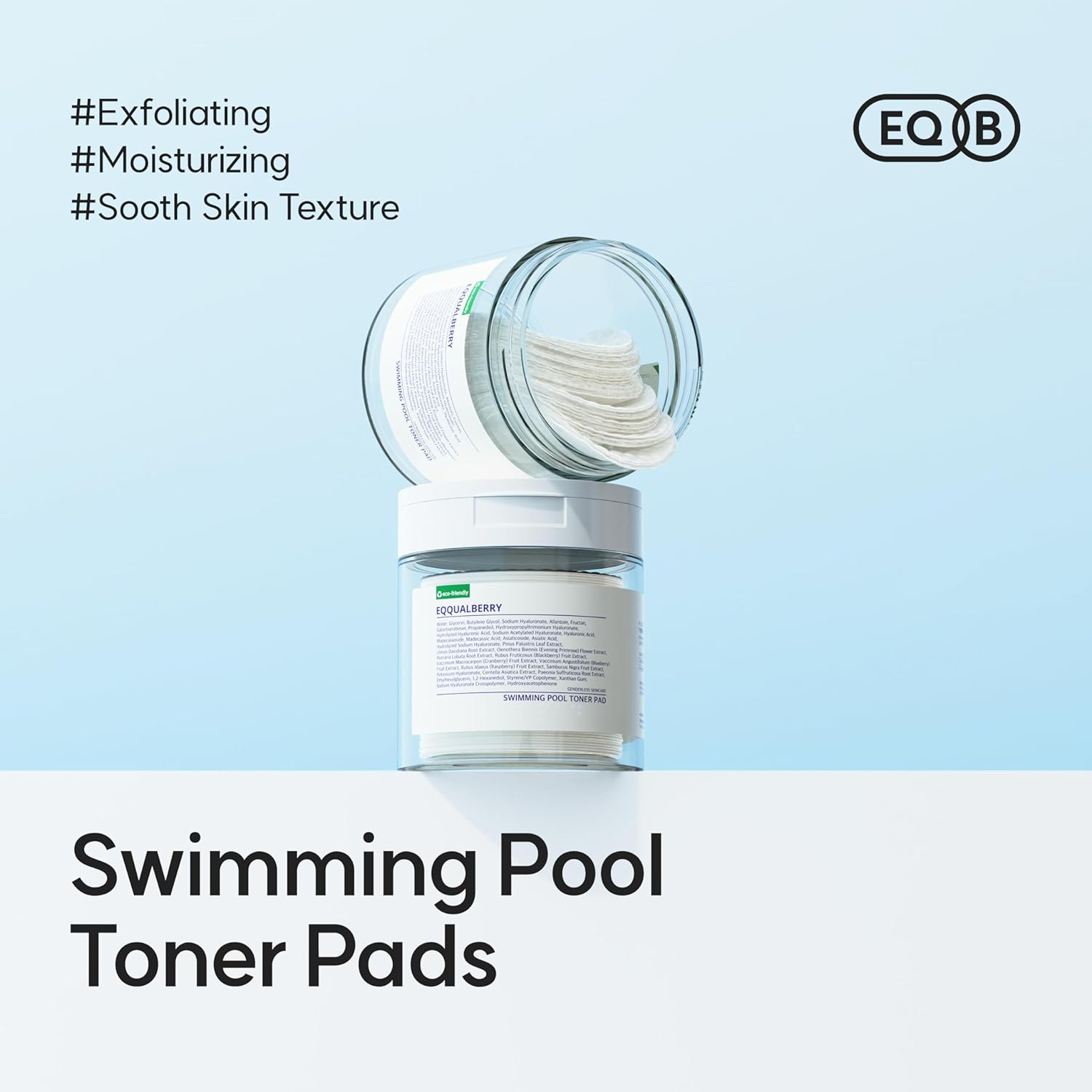EQQUALBERRY - Swimming Pool Toner Pads (70 Pads)