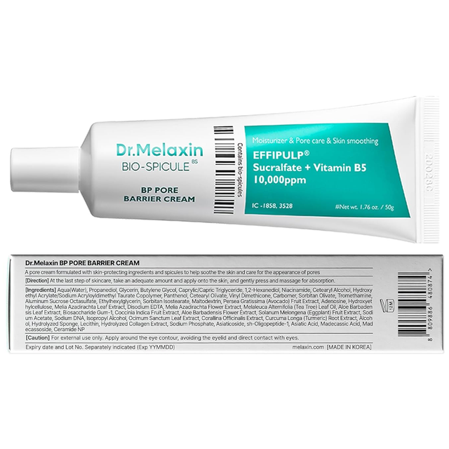 Dr.Melaxin - BP Pore Barrier Cream Bio-Spicule with Suucralfate + Vitamin B3 50g.