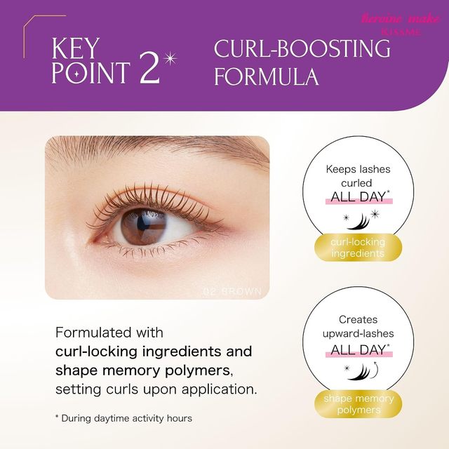 Kiss Me - Heroine Make Volume Up Mascara Super Waterproof #02 Brown 6g.