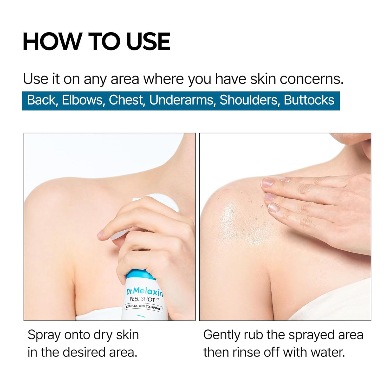 Dr.Melaxin - Peel Shot Body Exfoliating TX-Spray 200ml.