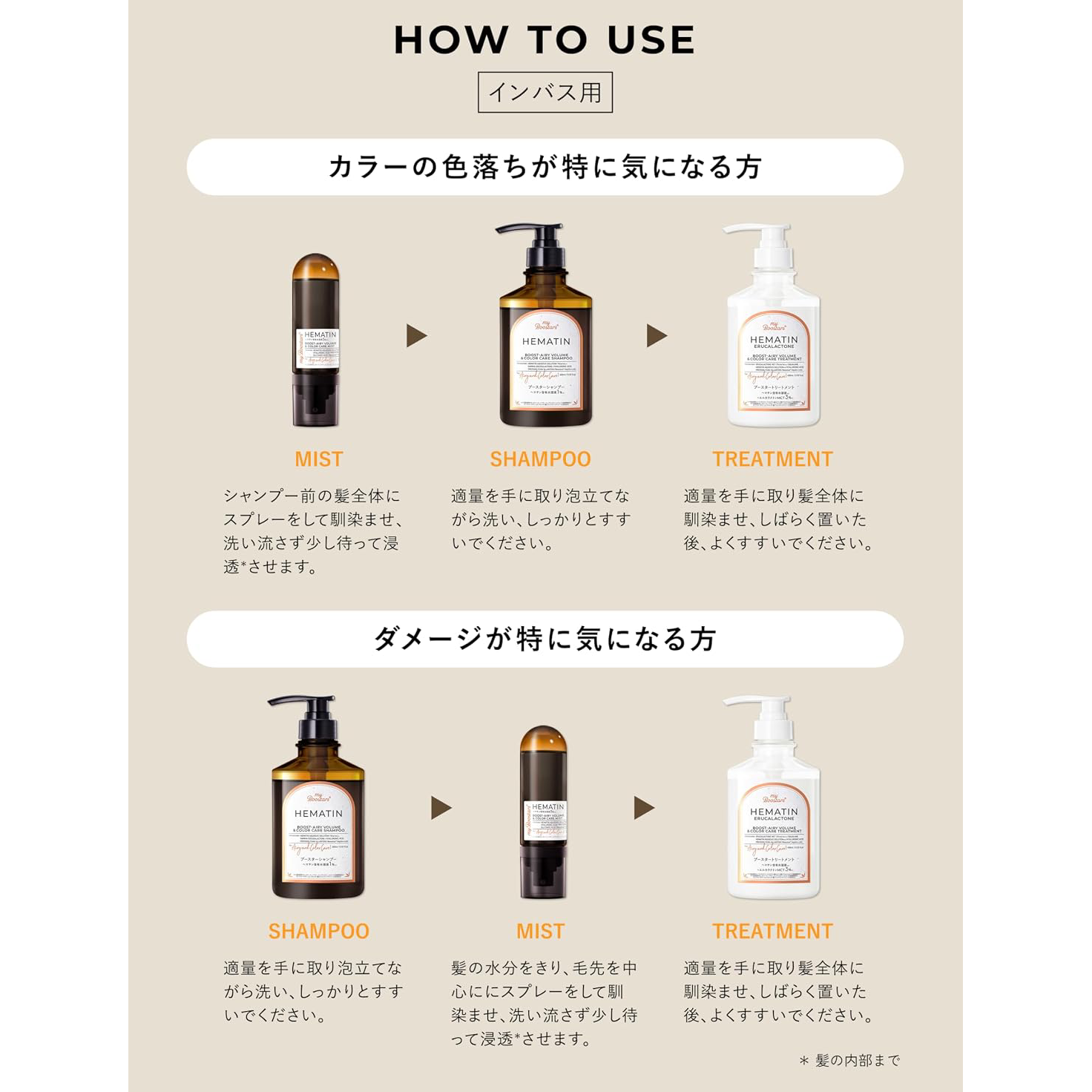 myBoostars - Hematin Boost-Airy Volume & Color Care Mist 90ml.