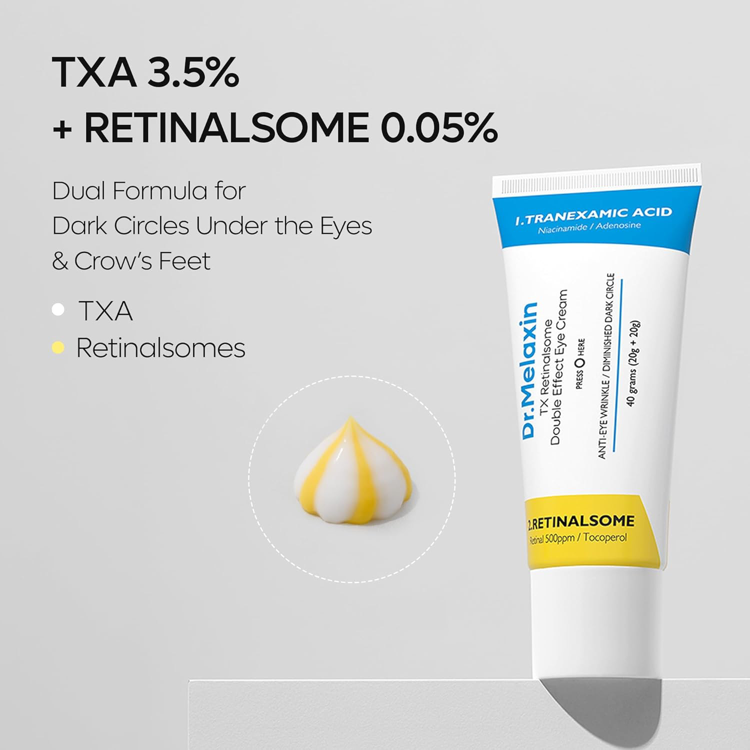 Dr.Melaxin - TX Retinalsome Double Effect Eyecream 40g.