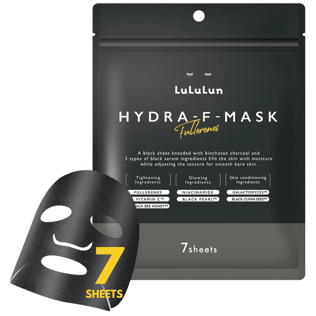 Lululun - Hydra F Mask Fullerenes Face Masks 114ml. (7 Sheets)