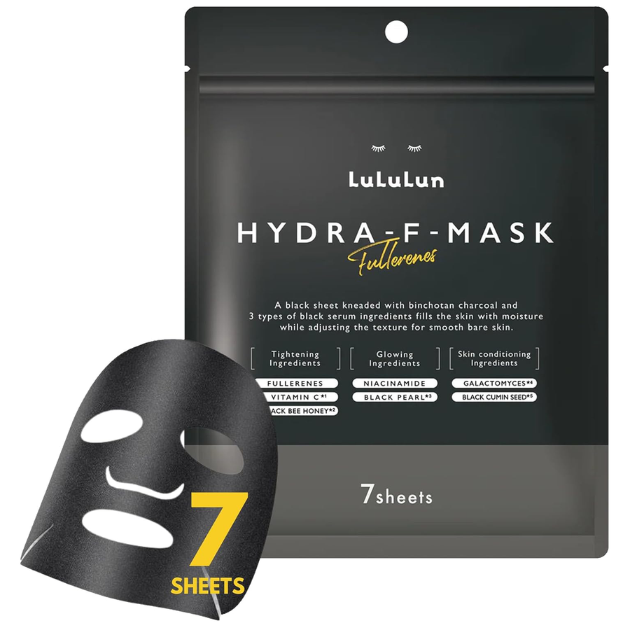 Lululun - Hydra F Mask Fullerenes Face Masks 114ml. (7 Sheets)