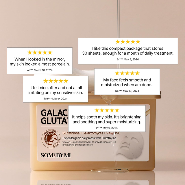 SOME BY MI - Galactomyces Glutathione Daily Mask (30 Sheets)