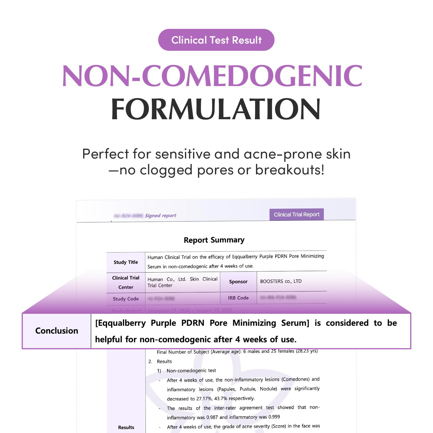 EQQUALBERRY - Purple PDRN Pore Minimizing Serum 30ml.