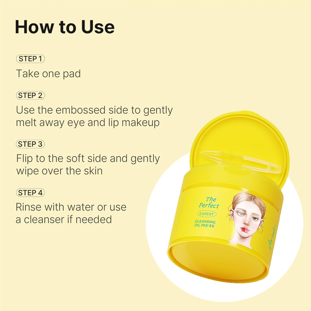 ARIUL - The Perfect Cleansing Oil Pads Ex (60 Pads)