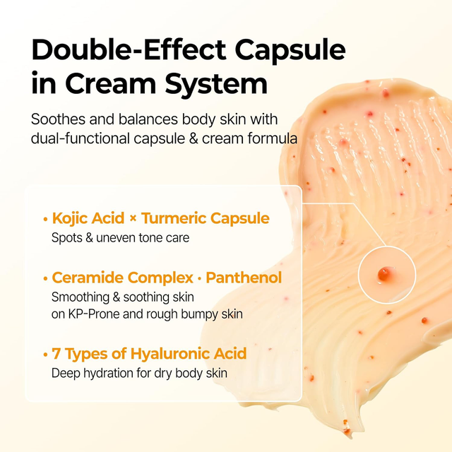 Dr.Melaxin - Kojic Acid Turmeric Capsule Body Cream 200g.
