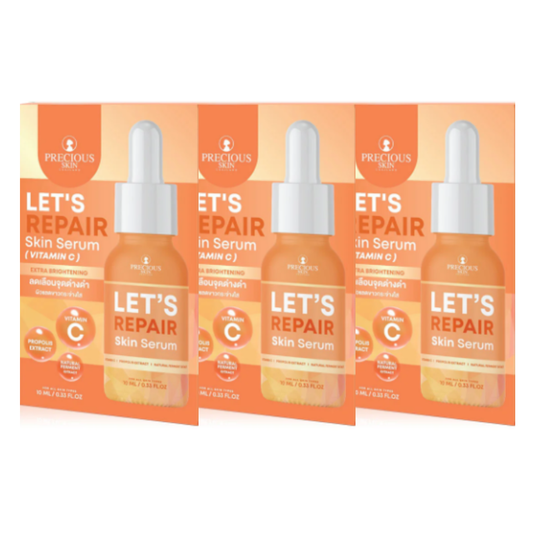 Precious Skin Thailand - Let's Repair Skin Vitamin C Serum 10ml. (Pack of 3)