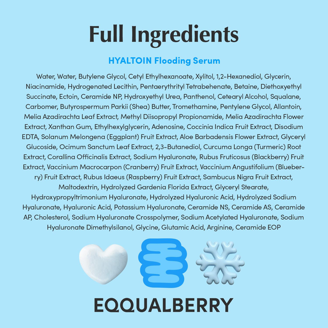 EQQUALBERRY - Hyaltoin Flooding Serum 30ml.