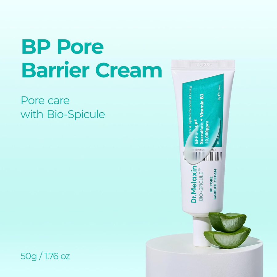 Dr.Melaxin - BP Pore Barrier Cream Bio-Spicule with Suucralfate + Vitamin B3 50g.