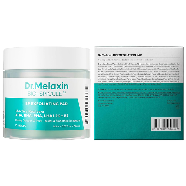 Dr.Melaxin - Bio-Spicule B5 BP Exfoliating Pad (70 Pads)