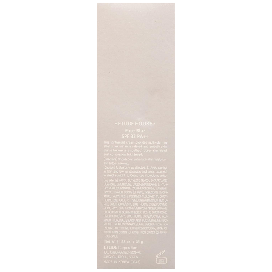 Etude - Face Blur Smoothing SPF 33 PA++ 35g.