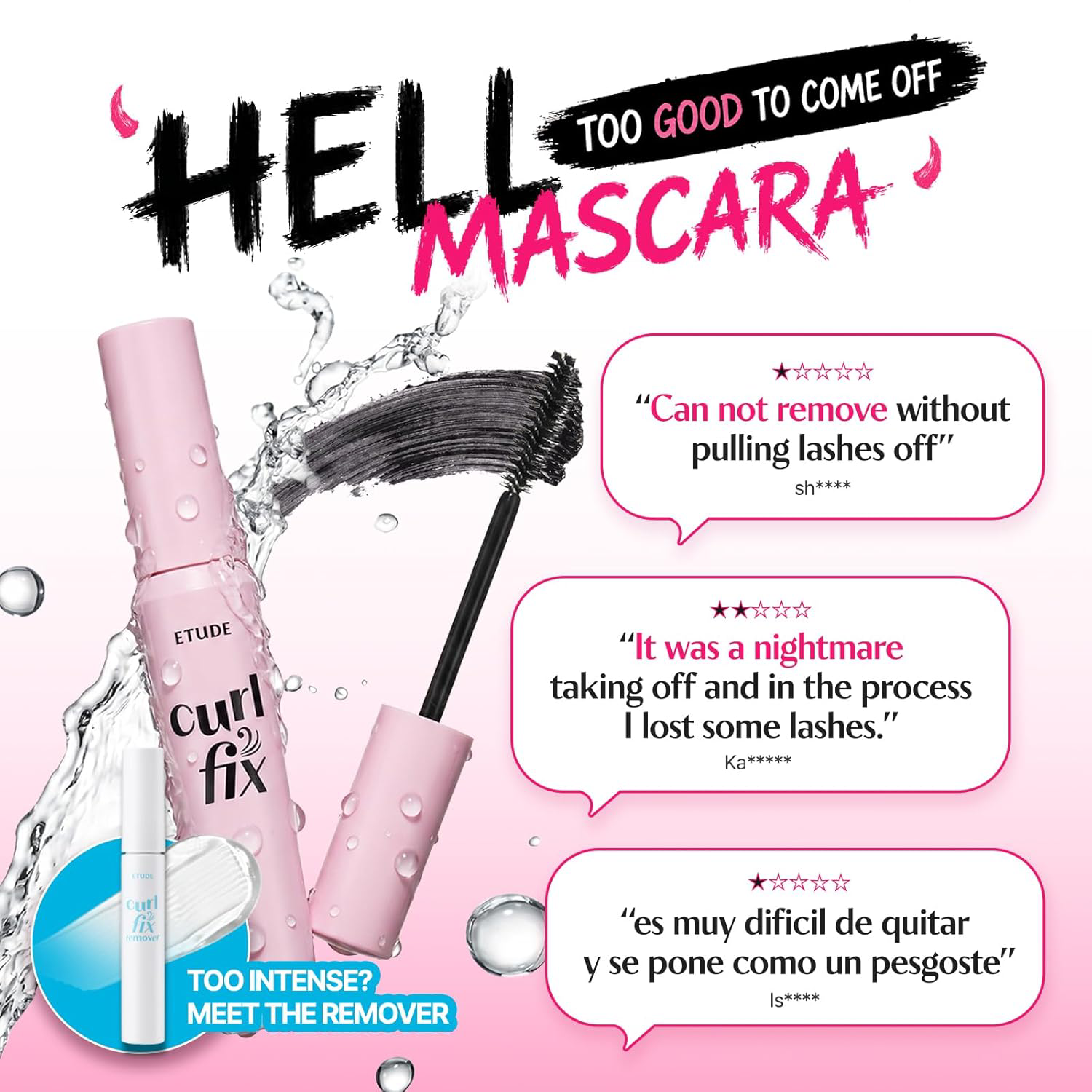 Etude - Curl Fix Mascara #01 Black