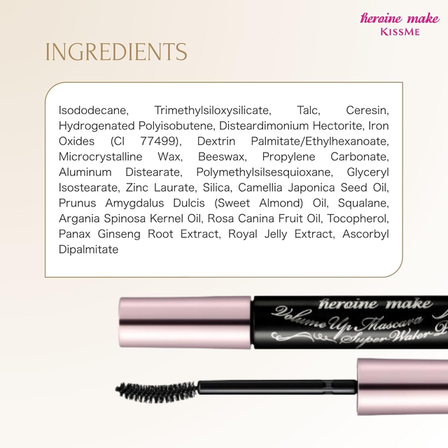 Kiss Me - Heroine Make Volume Up Mascara Super Waterproof N #01 6g.