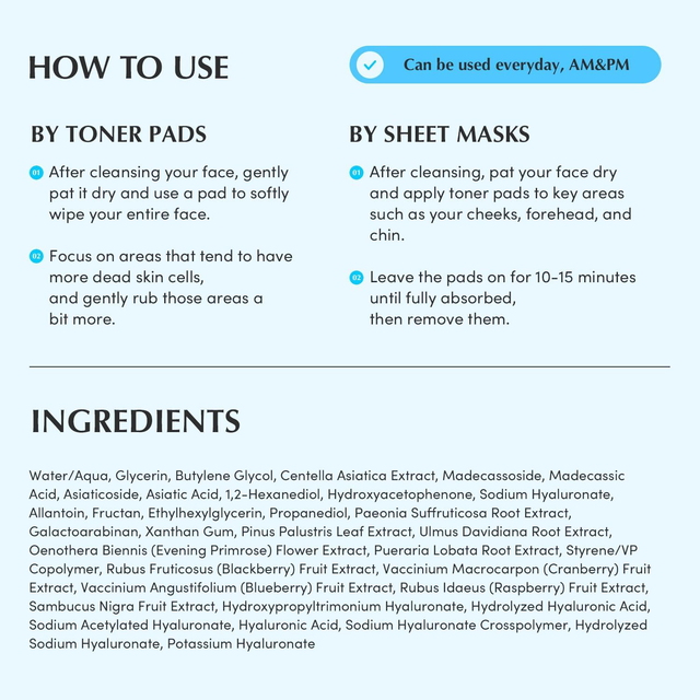 EQQUALBERRY - Swimming Pool Toner Pads (70 Pads)
