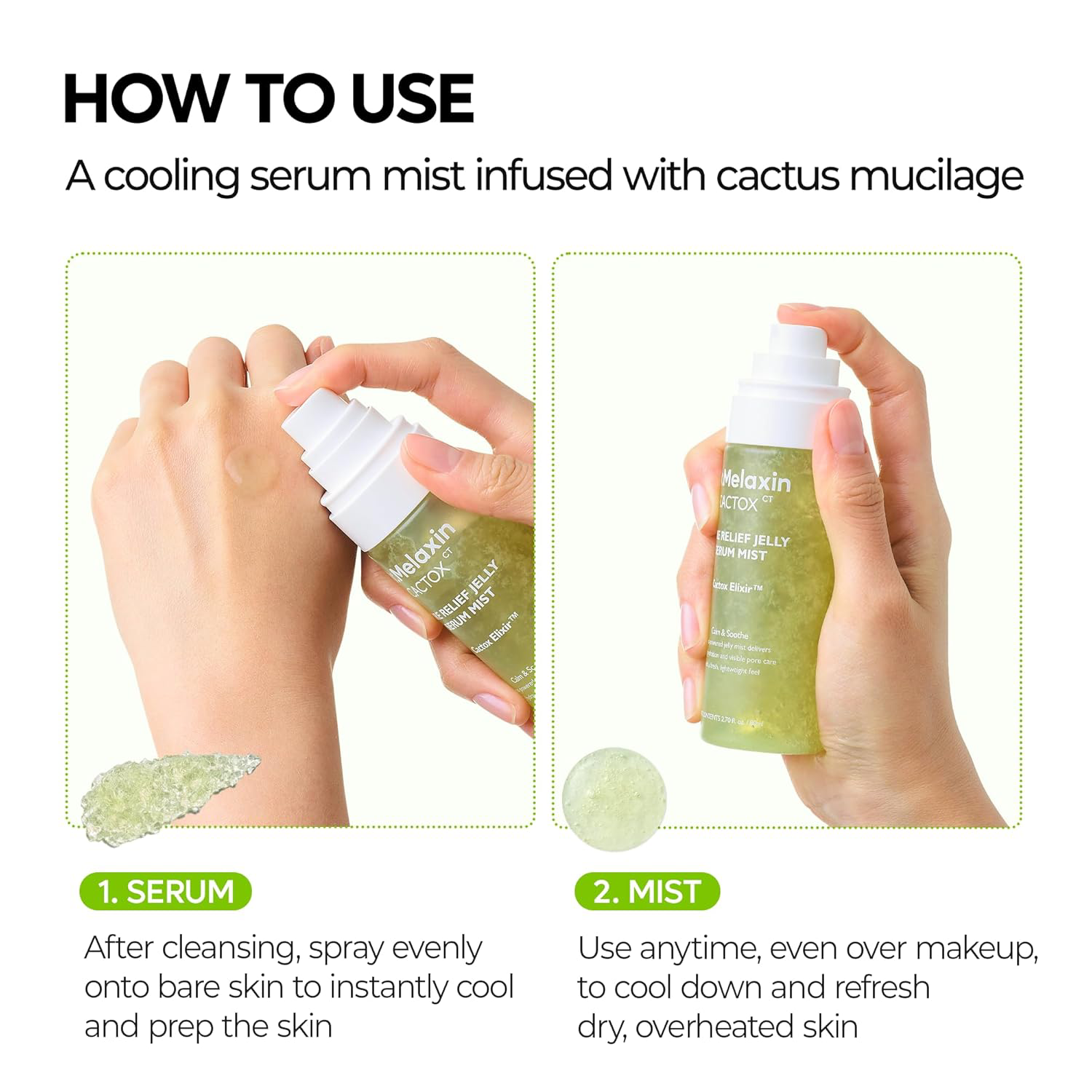 Dr.Melaxin - Cactox Pore Relief Jelly Serum Mist 80ml.
