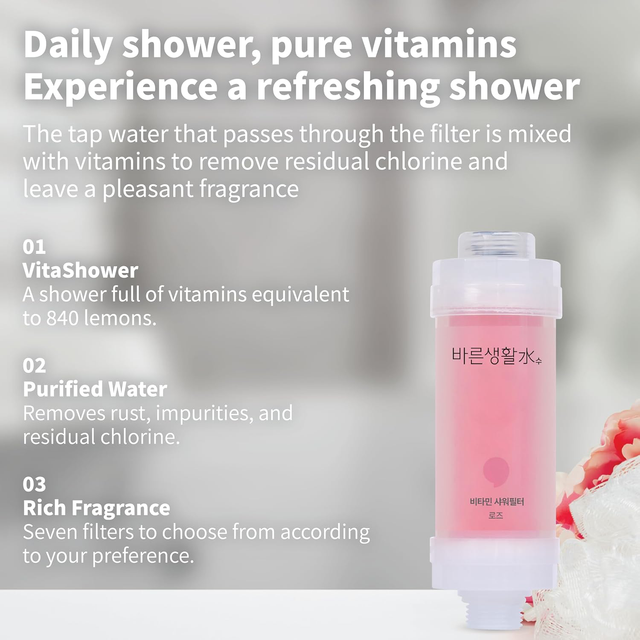 Bareun Soo - Shower Filter Rose 145g.