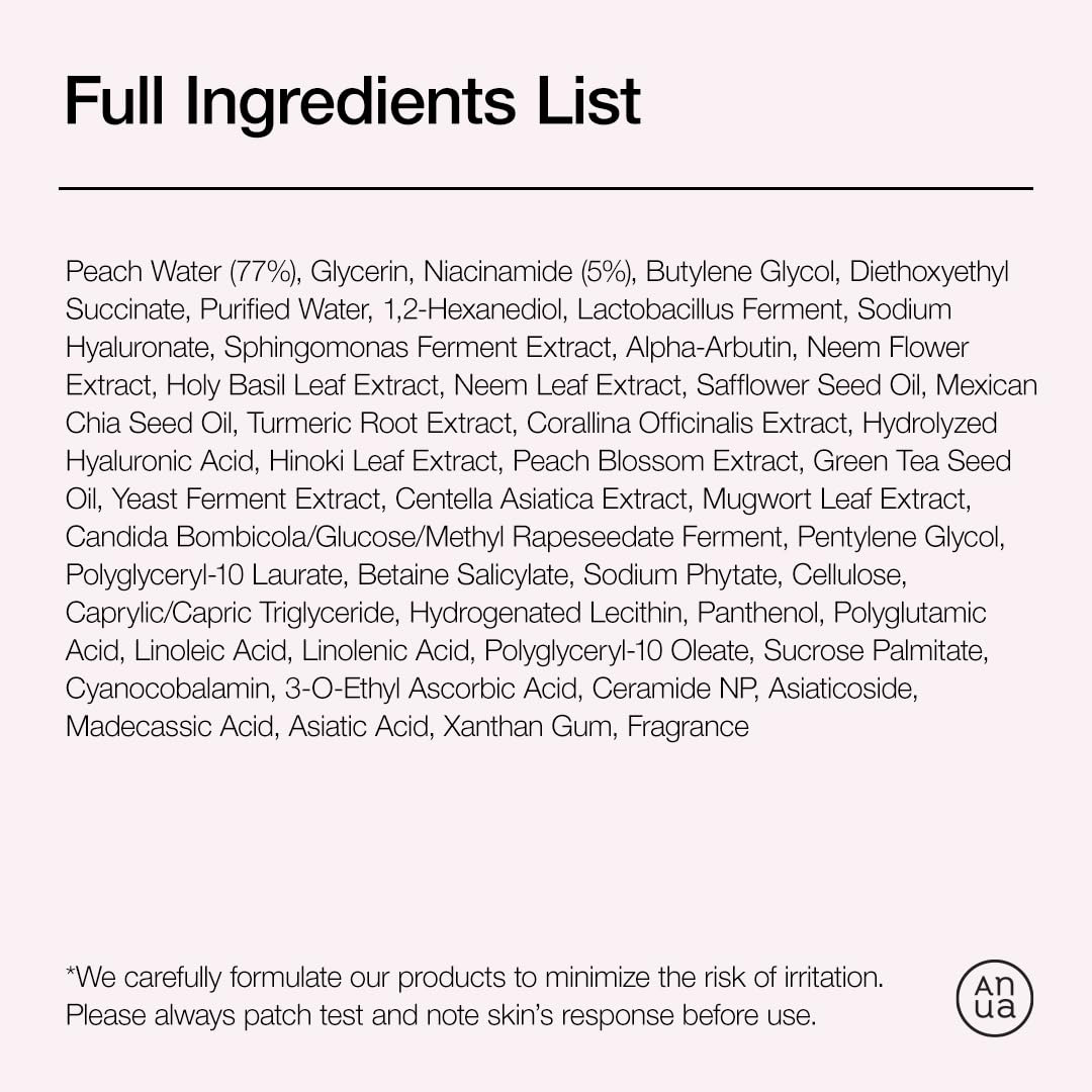 Anua - Peach 70 Niacin Serum 30ml.