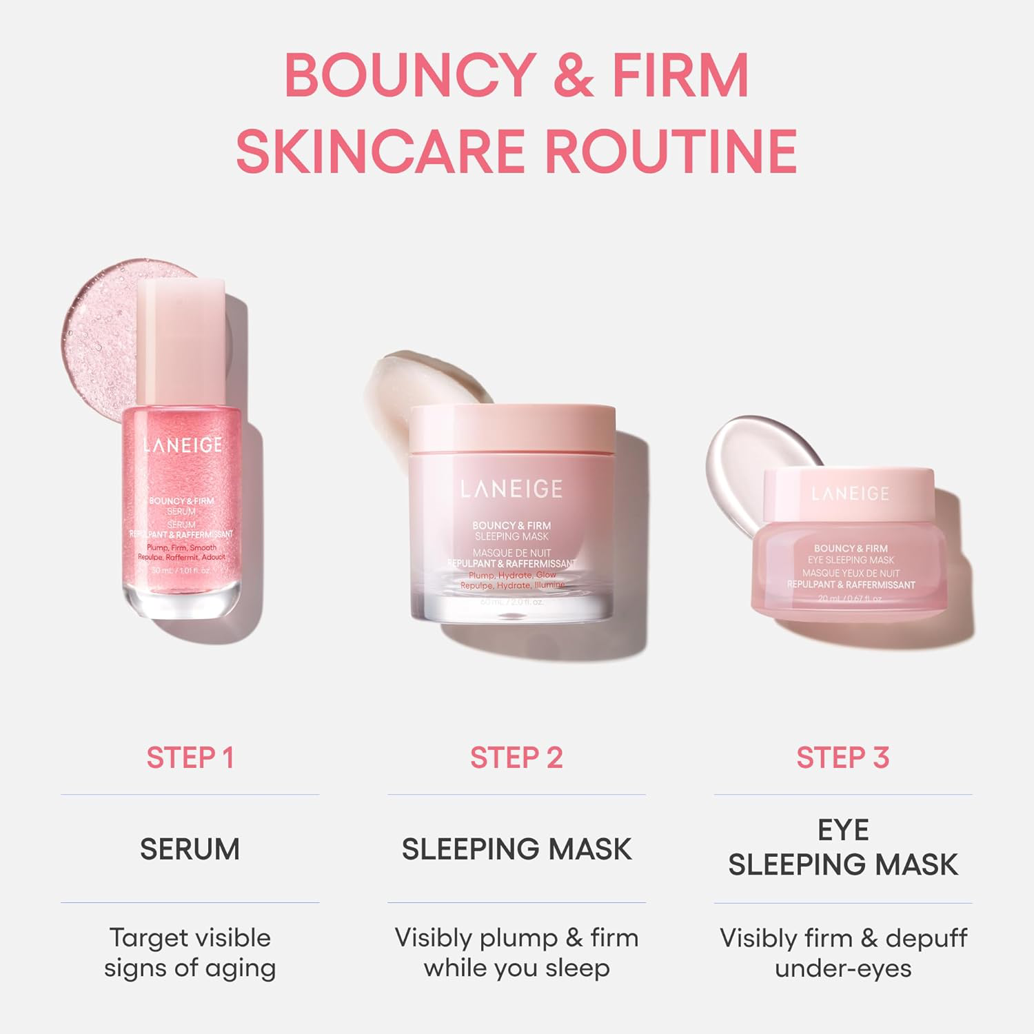 Laneige - Bouncy & Firm Mini Skin Treats Set