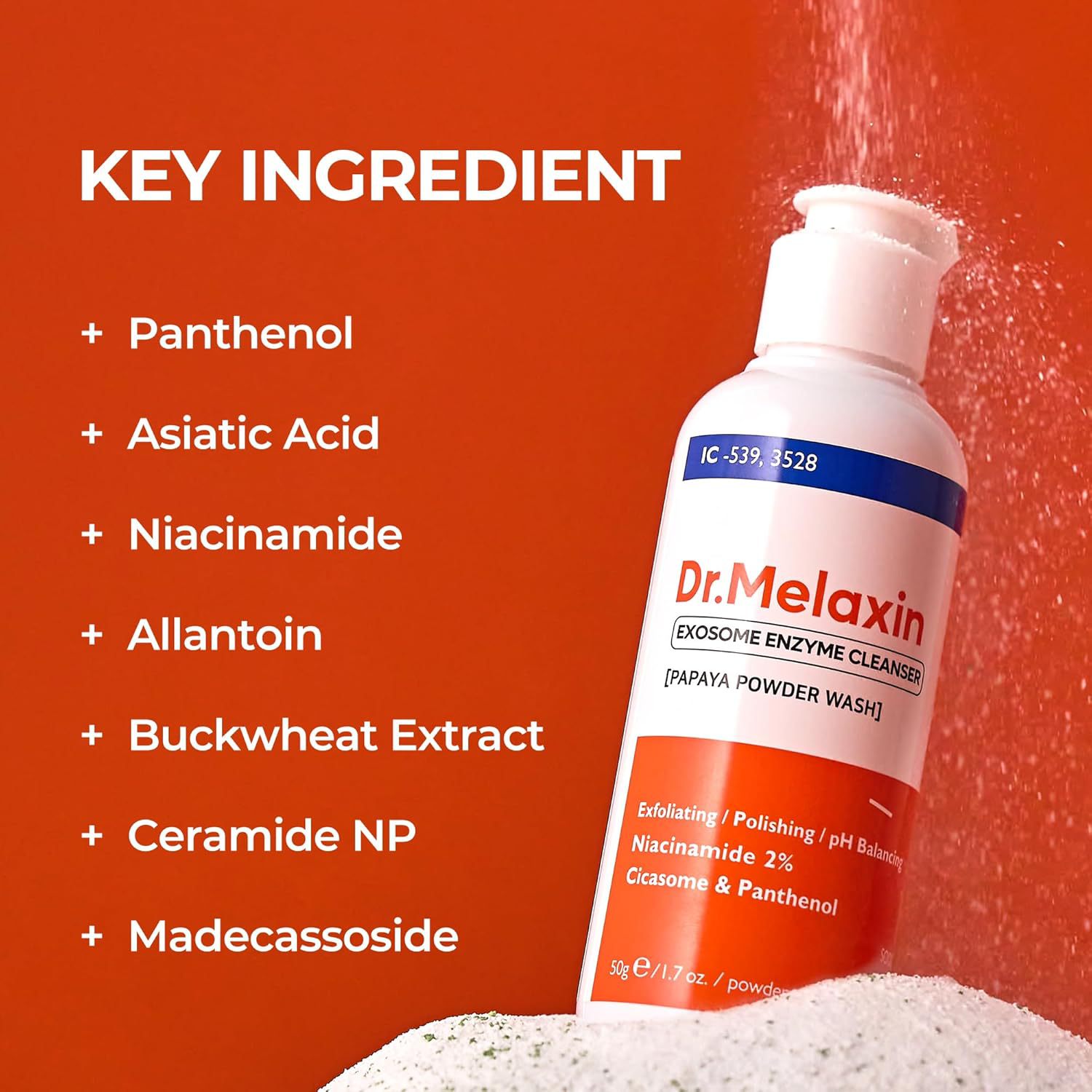 Dr.Melaxin - Exosome Enzyme Cleanser Papaya Powder Wash 50g.