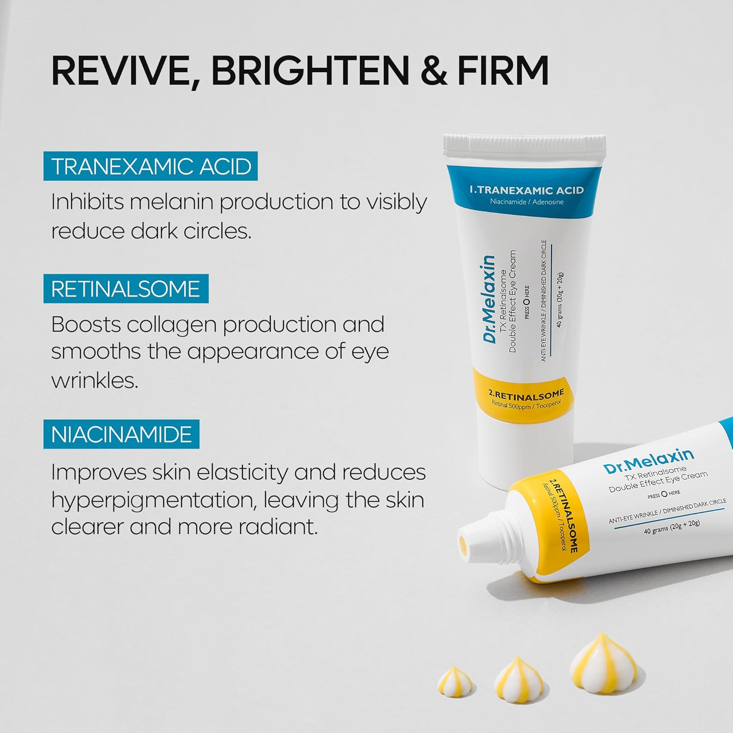 Dr.Melaxin - TX Retinalsome Double Effect Eyecream 40g.