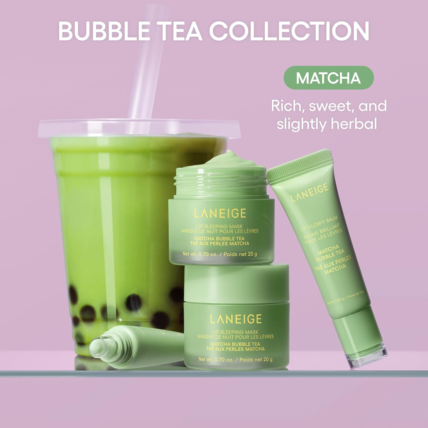 Laneige - Lip Sleeping Mask #Matcha Bubble Tea 20g.