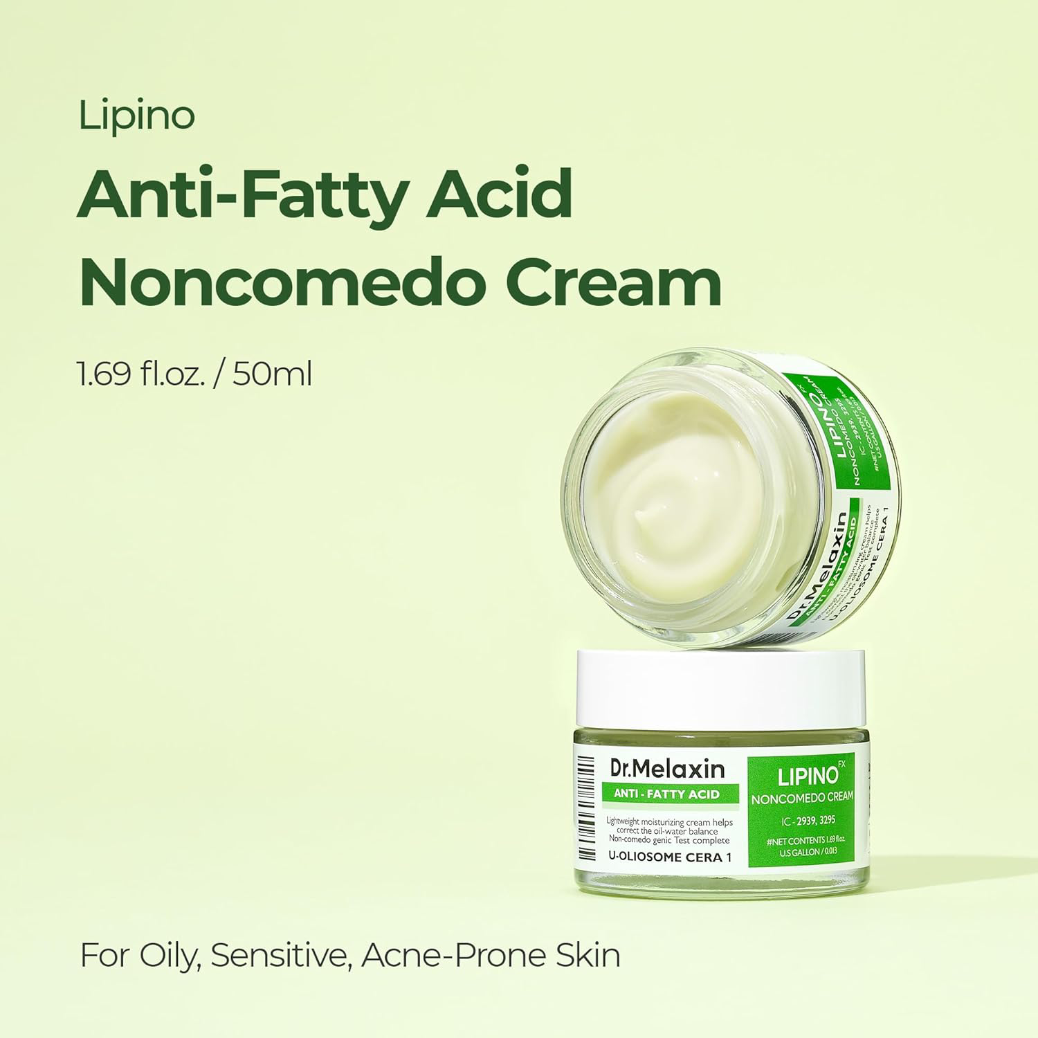 Dr.Melaxin - Lipino FX ti-Fatty Acid Noncomedo Cream 50ml.