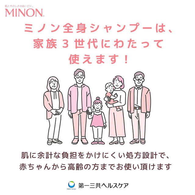 Minon - Smooth Body Wash For Sensitive Skin 450ml.