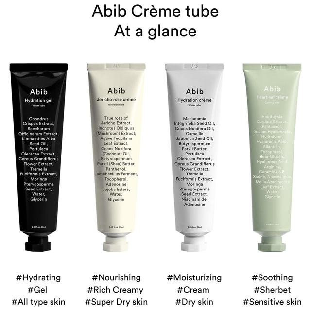 Abib - Hydration Crème Water Tube 75ml.