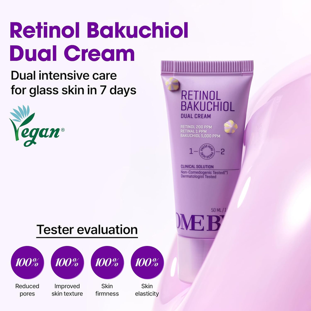 SOME BY MI - Bundle of 1x Retinol Intense Daily Mask (30 Sheets) + 1x Retinol Bakuchiol Dual Cream 50ml.