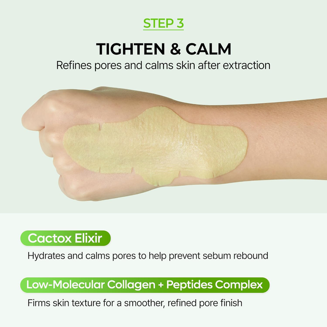 Dr.Melaxin - Cactox 3-Step Nose Mask Pack with AHA & PHA (Box of 3 Strips)