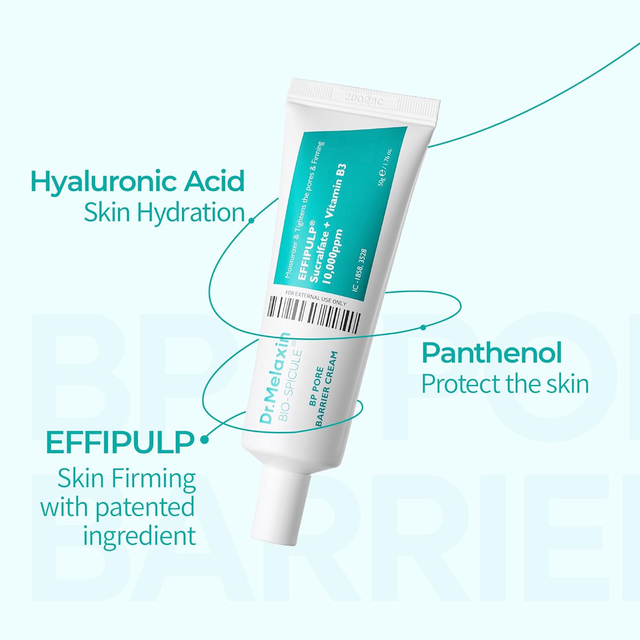 Dr.Melaxin - BP Pore Barrier Cream Bio-Spicule with Suucralfate + Vitamin B3 50g.