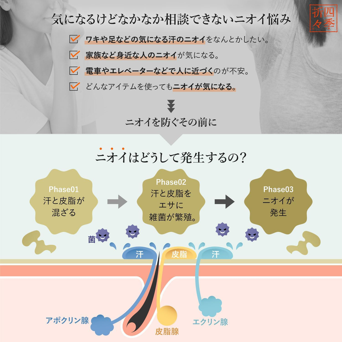 Kumano - Shikioriori - Persimmon Tannin Foam Body Soap with Hyaluronic Acid, Citrus Scent, 500ml