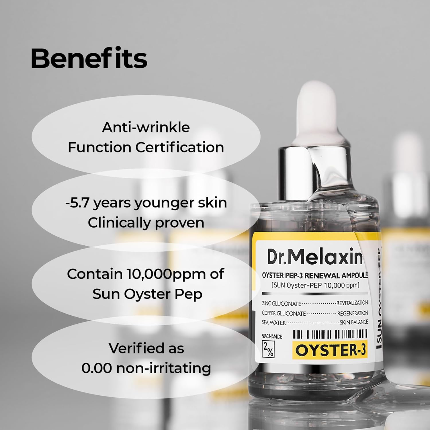 Dr.Melaxin - Oyster Pep-3 Renewal Ampoule 30ml.