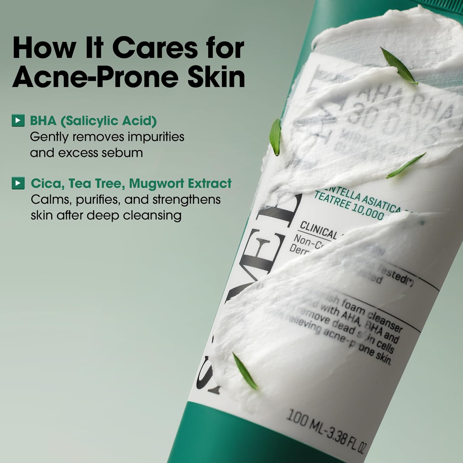 SOME BY MI - AHA-BHA-PHA 30 Days Miracle Acne Clear Foam 100ml.