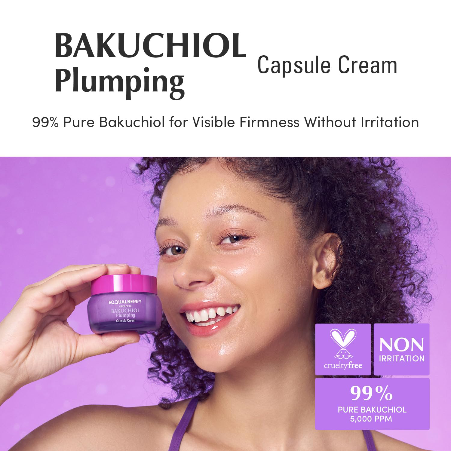 EQQUALBERRY - Bakuchiol Plumping Capsule Cream 50ml.