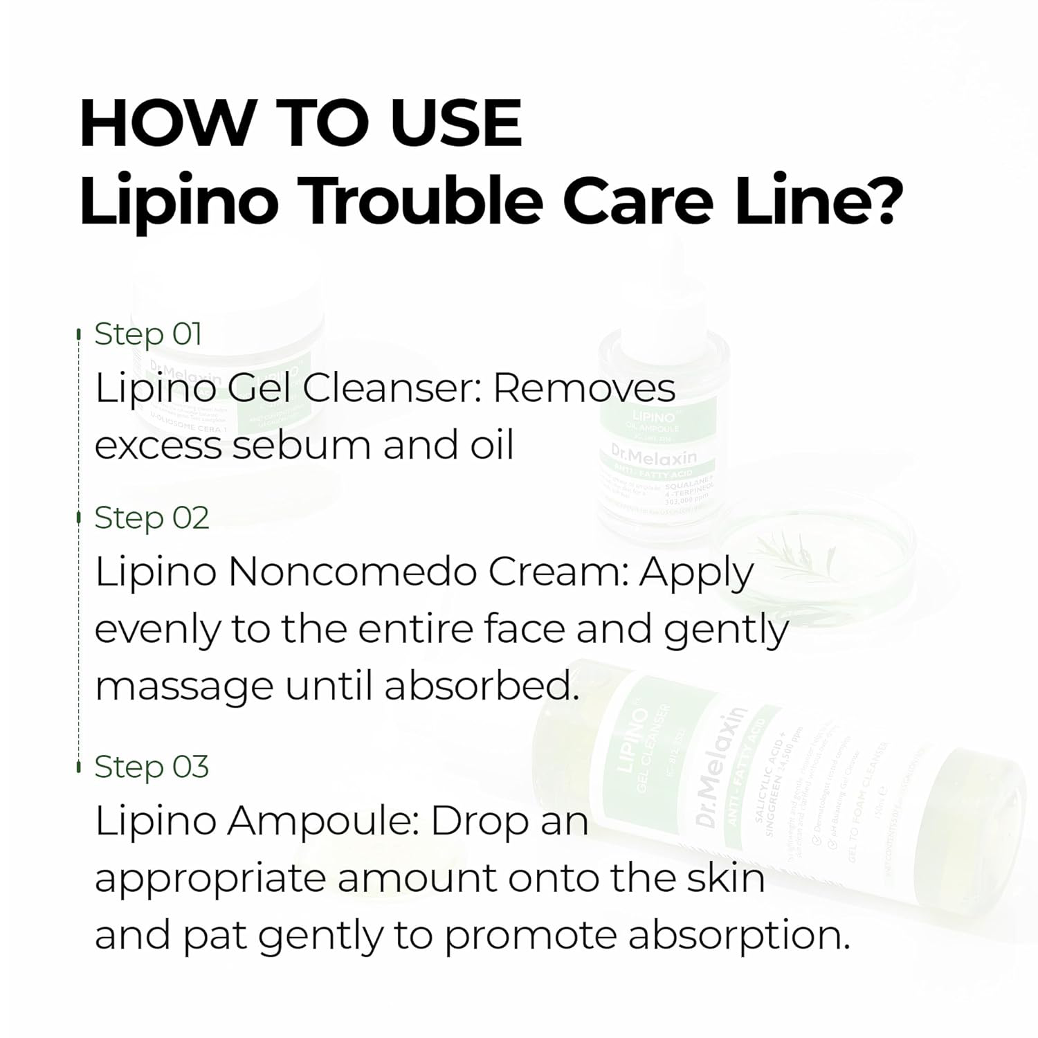 Dr.Melaxin - Lipino FX ti-Fatty Acid Noncomedo Cream 50ml.