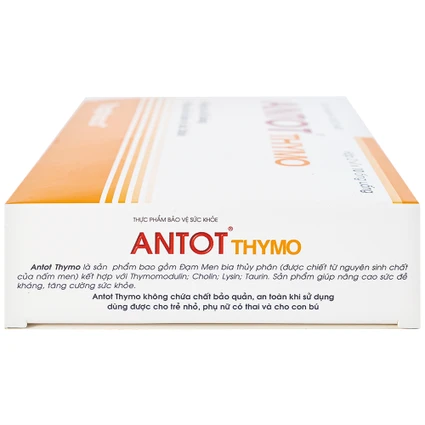 Traphaco - Antot Thymo - Liquid Tonic for Child Immunity Boost, Appetite Tăng Sức Đề Kháng & Kid's Growth (20 Oral Tubes)