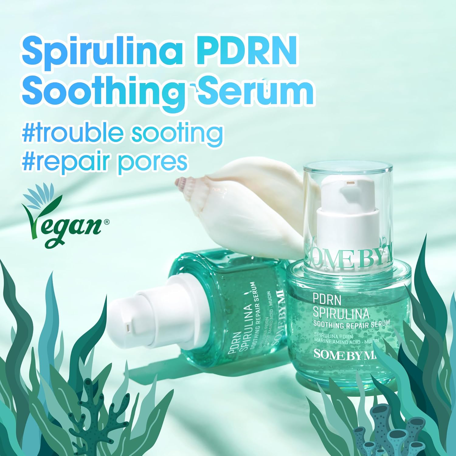 SOME BY MI - PDRN Spirulina Soothing Repair Serum 50ml.