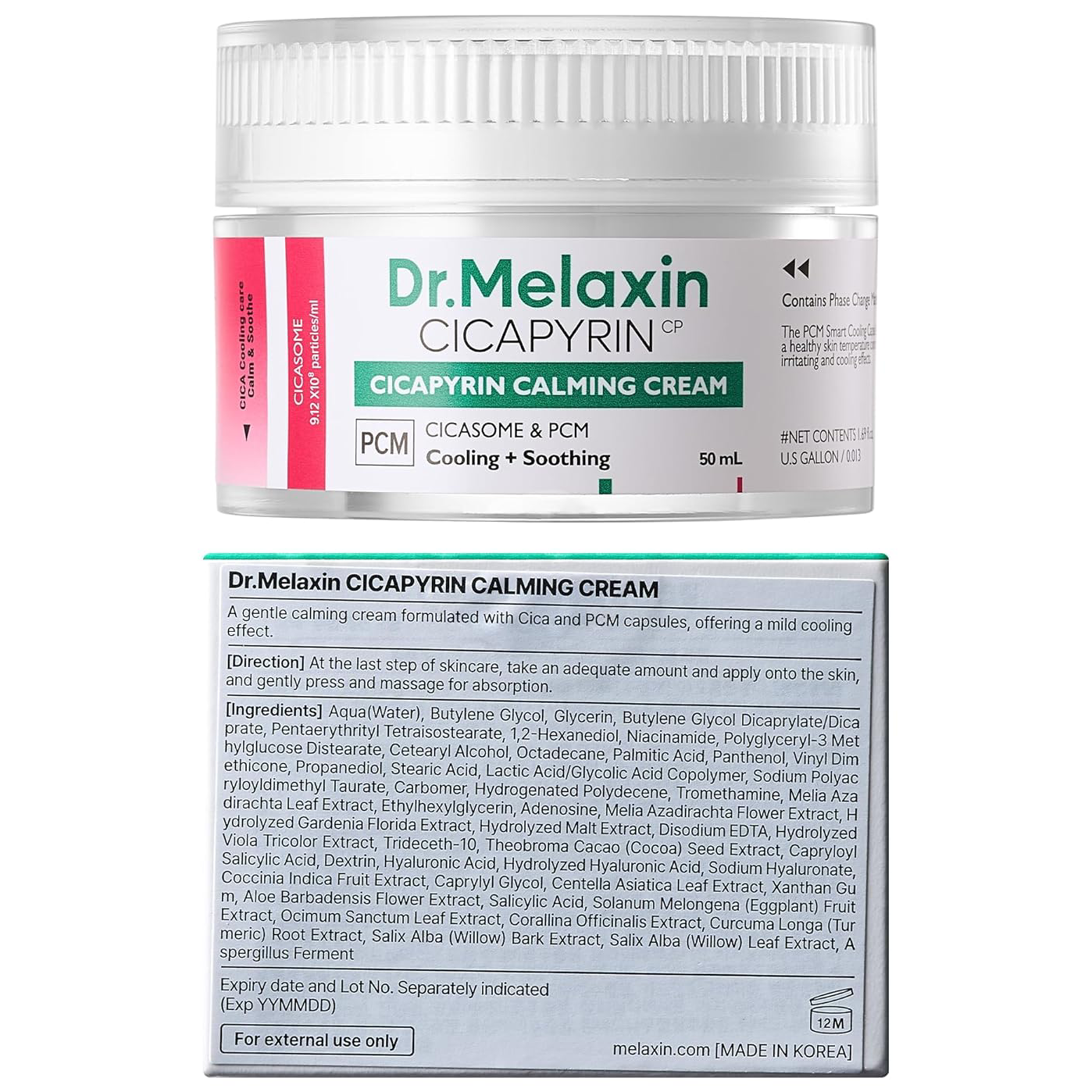 Dr.Melaxin - Cicapyrin Calming Cream 50ml.